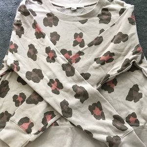Forever 21 Leopard Print Sweatshirt